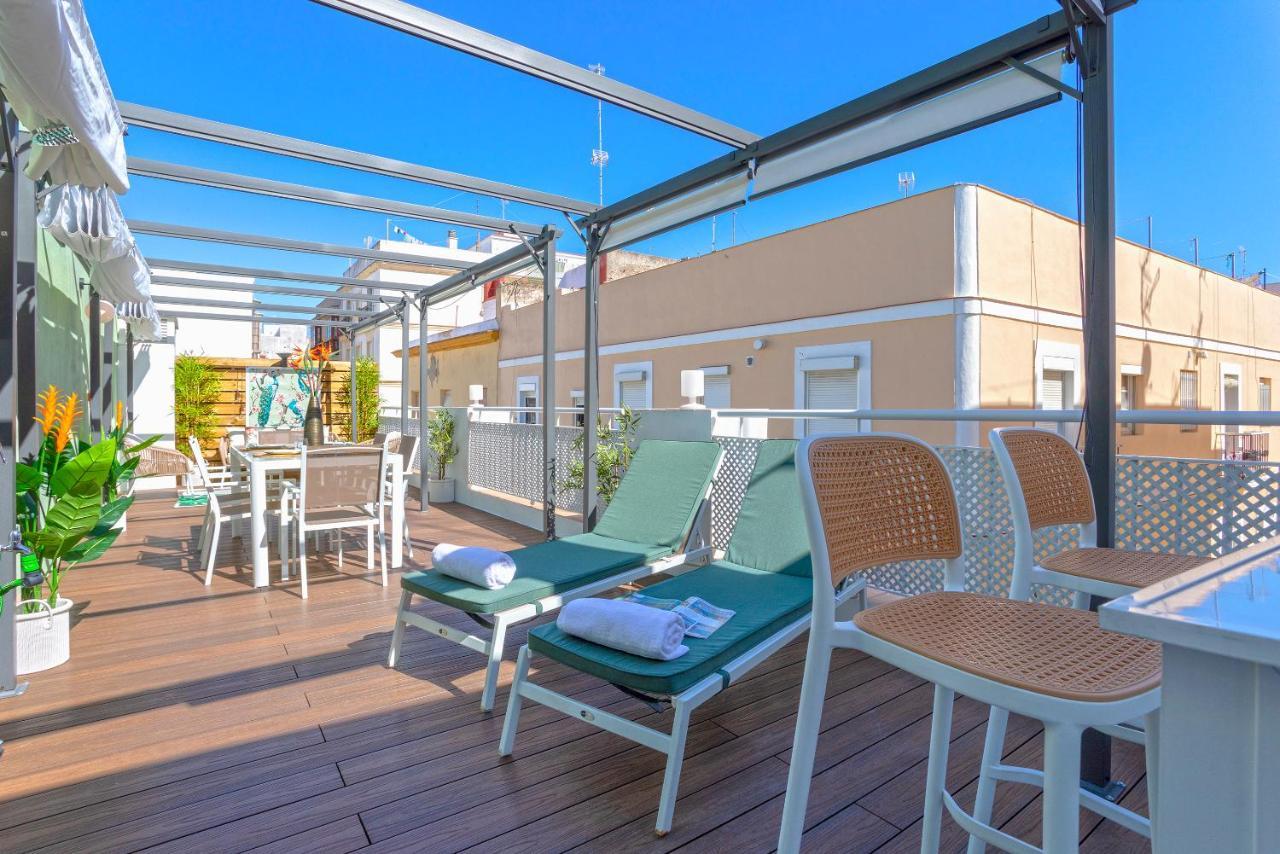 Genteel Home Mercado Central Terrace กาดิซ ภายนอก รูปภาพ